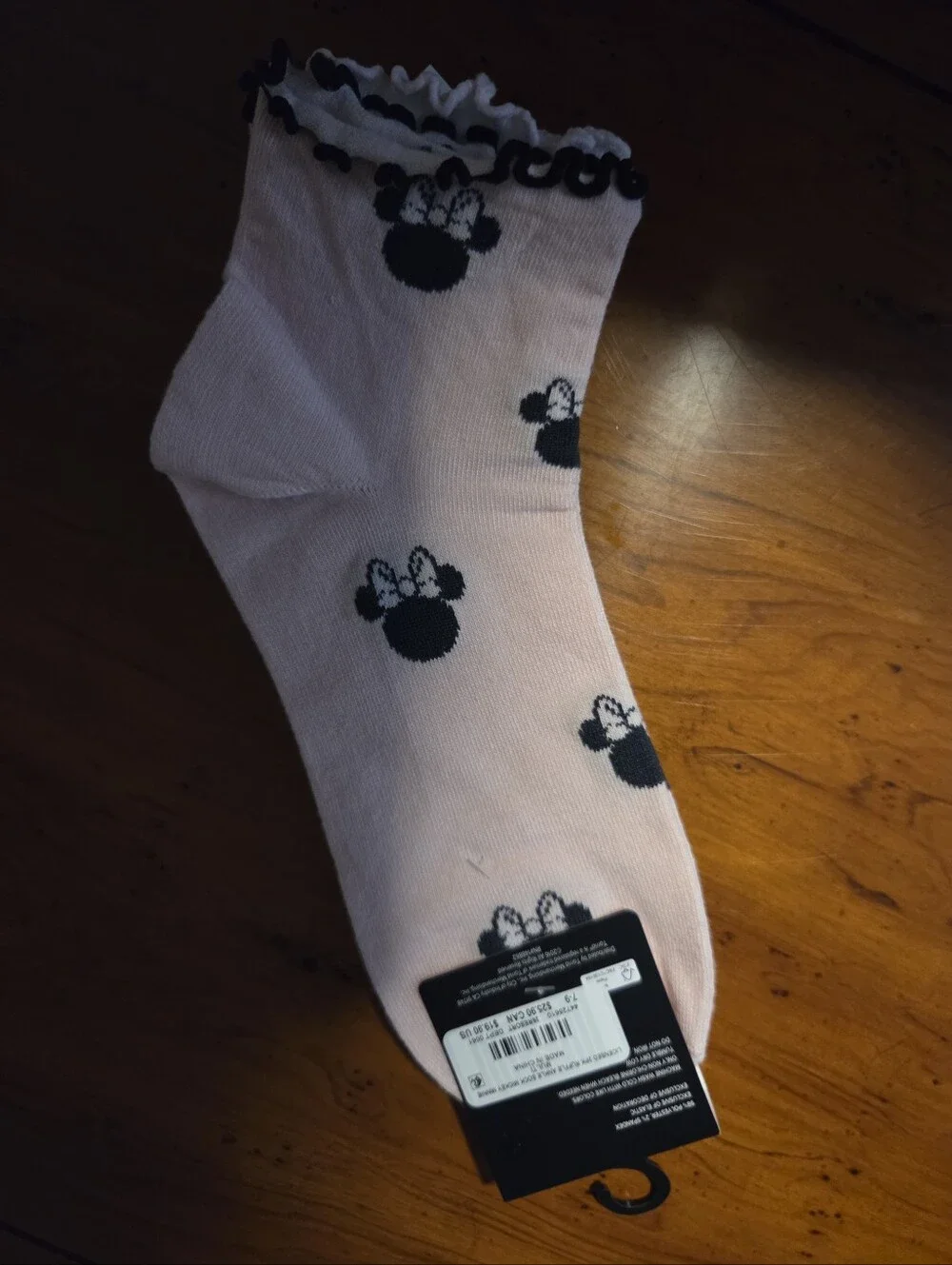 torrid White Minnie Mouse Ruffled Ankle Socks